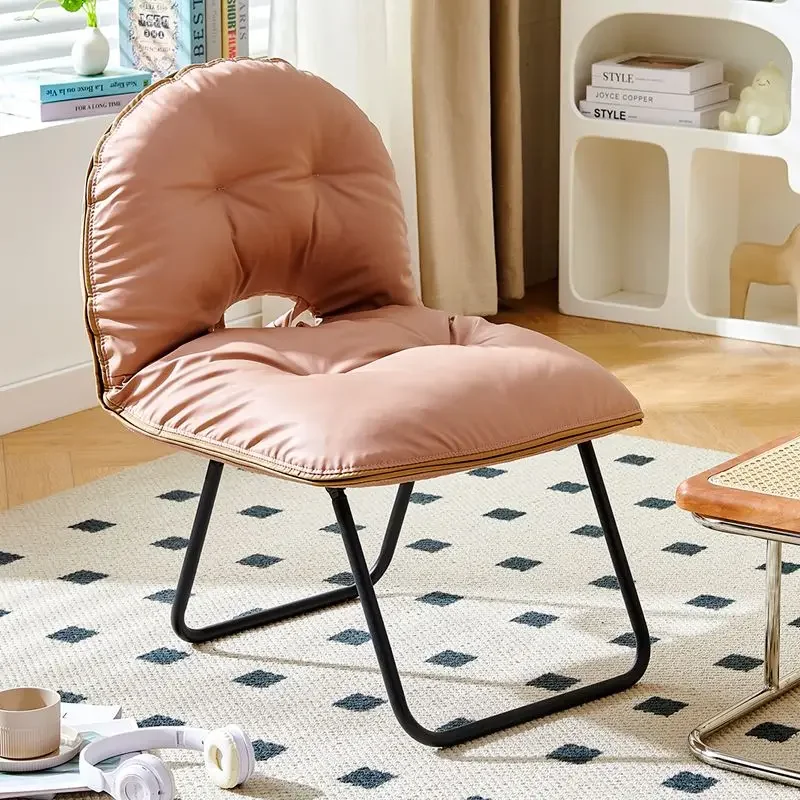 

Портативные стулья для гостиной со спинкой, складное игровое кресло, роскошный дизайнерский стул для взрослых, современный расслабляющий шезлонг, удобный