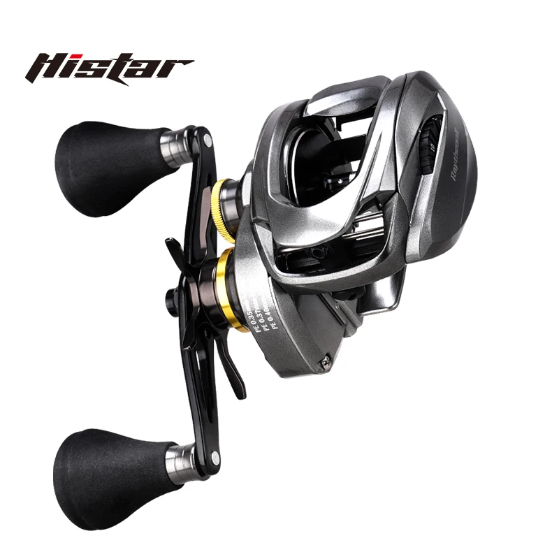 HISTAR Raytheon II Carrete Baitcasting 16 kg Drag Cuerpo Metálico