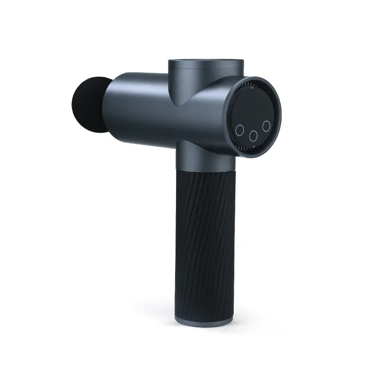 2022 Professional best price back Percussion Cordless Deep Tissue LCD Touch Screen Aluminum Alloy Massage Gun with usb charger