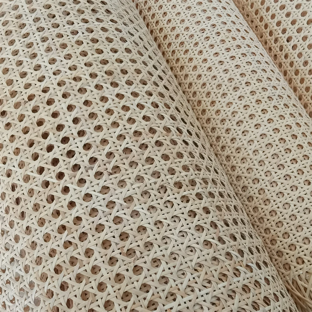 60CM Width 1-3 Meters Long Cane Webbing Sheets Natural Rattan Material Chair Repairing Furniture Home Depot