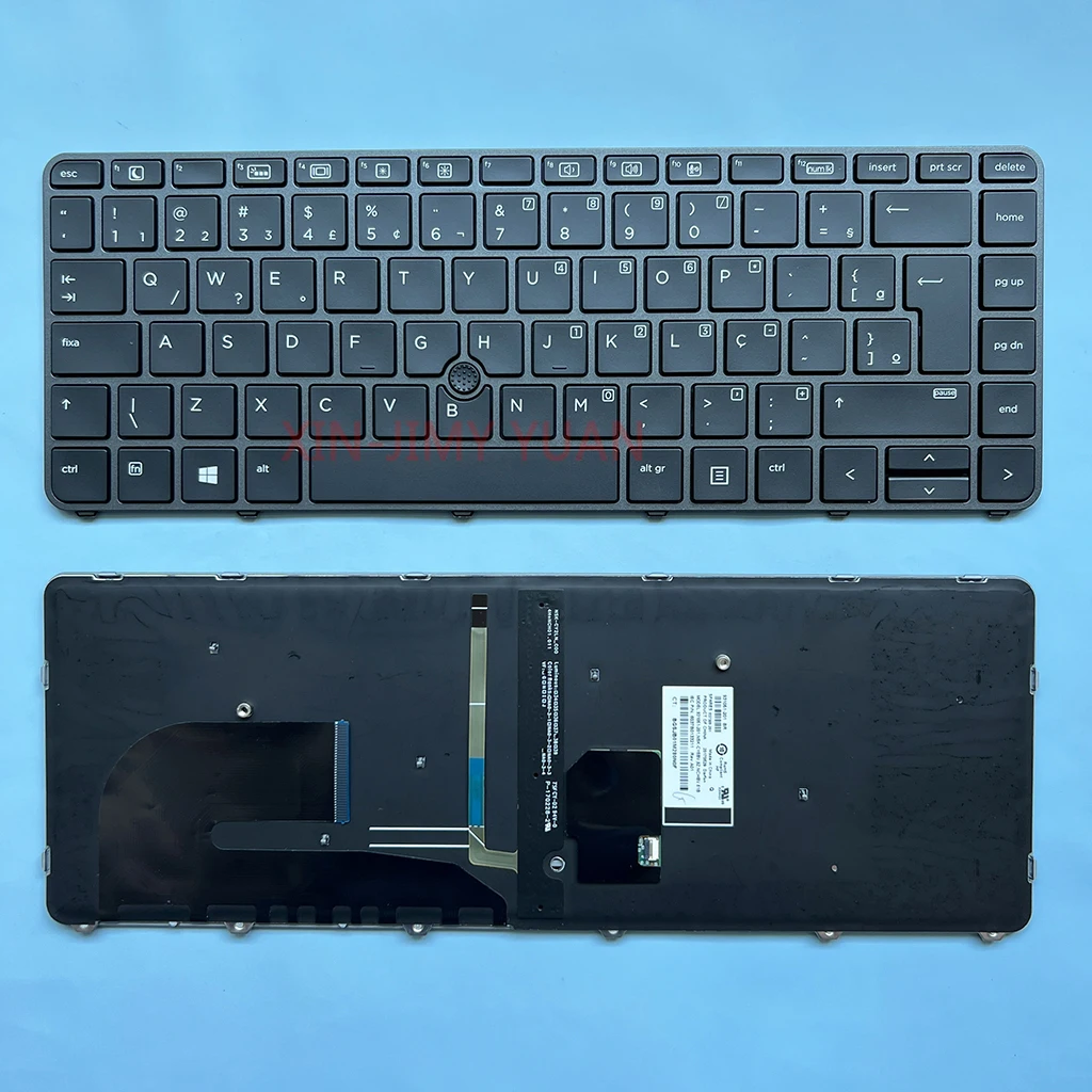 

840 G4 Brazilian Backlit Keyboard For HP EliteBook 745 G3 745 G4 840 G3 840 G4 848 G4 BR 931051-201 NSK-CY6BV 6037B0133211