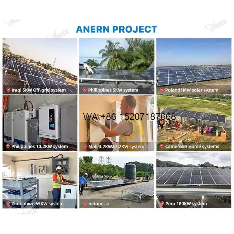 Wmwmnu for Anern 10kwh Wall Mounted Solar Battery Lithium 48v Solar Panels Batteries for Home