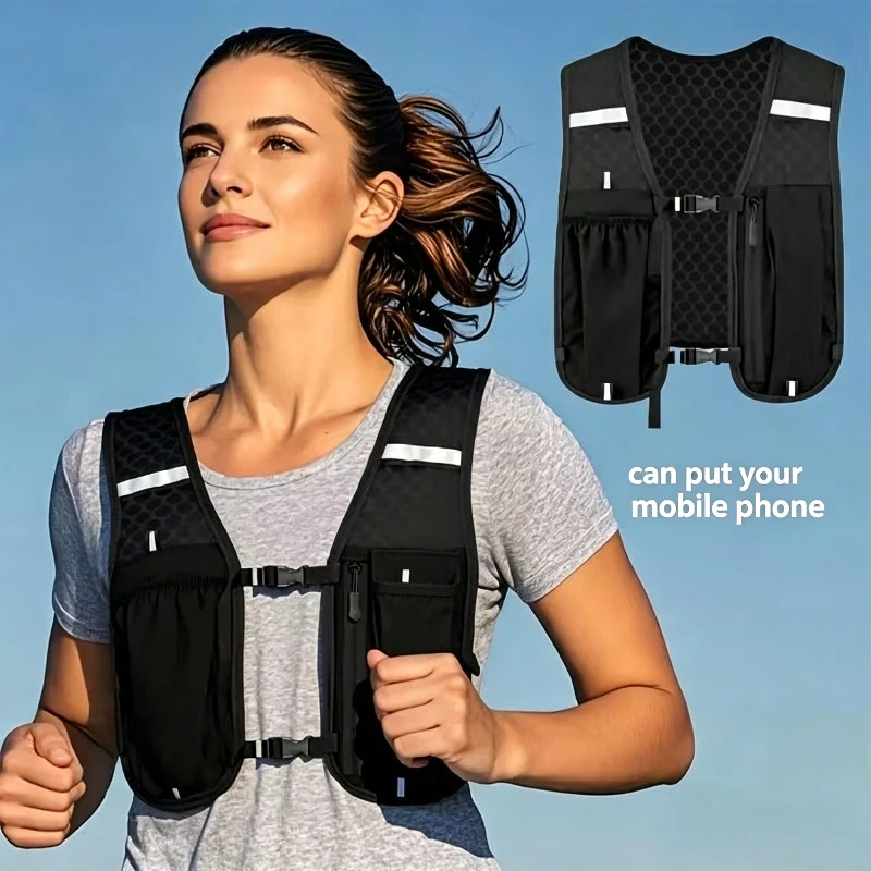 Lightweight Running Hydration Vest with Chest Phone Pocket product image