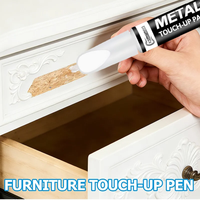 White complementary coating agent: wood furniture repair, suitable for tables, chairs, door handles, car bodies, etc.
