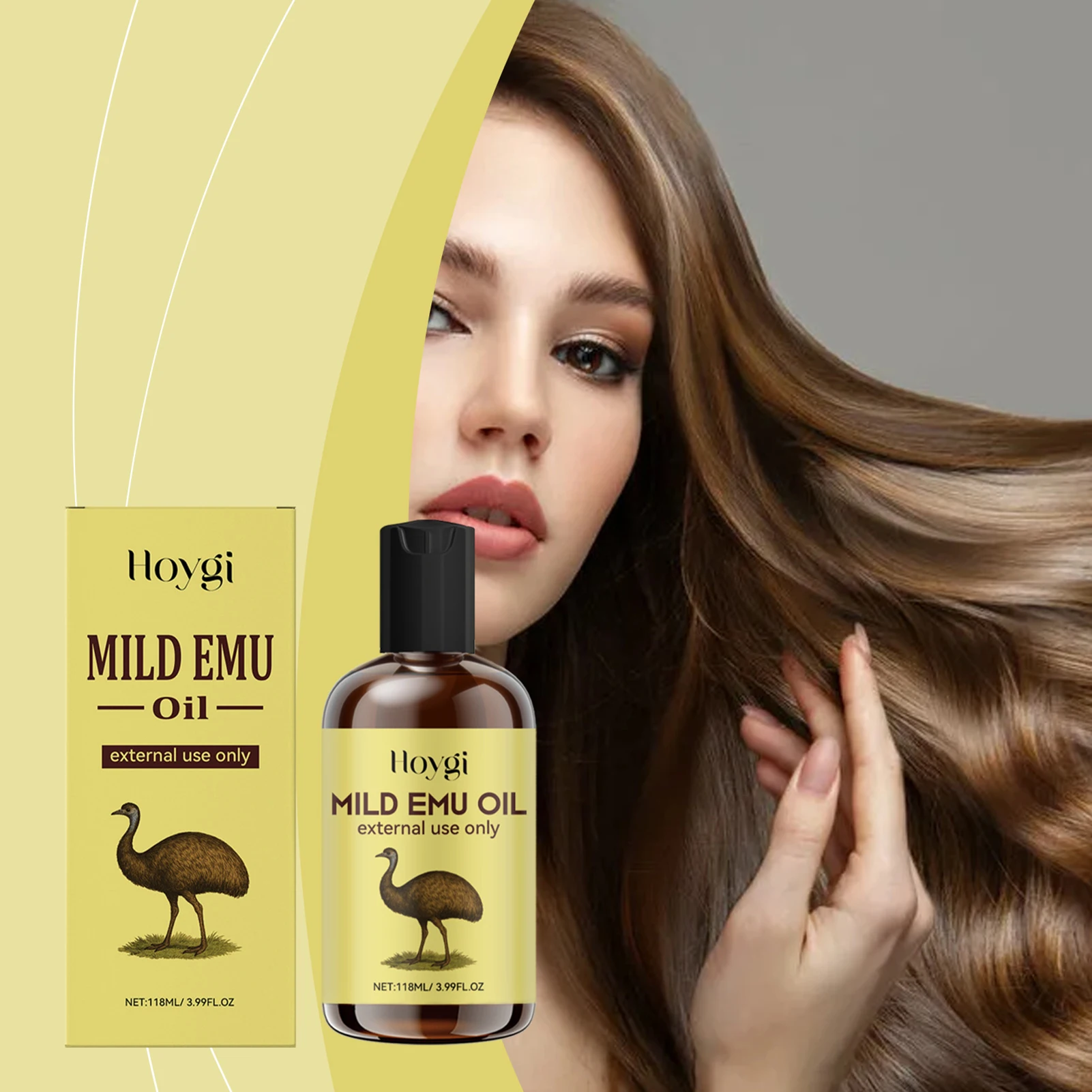 Moisturizing Anti-wrinkle Emu-Oil  Anti-aging Smoothing Fine Lines Intense Moisturizing For Skin And Hair Anti-dryness Firming