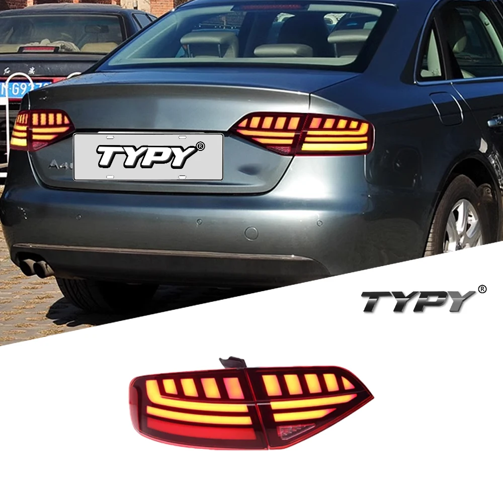 

TYPY New LED Taillight Upgrade Modified Full Tail Lamp Car Accessories For Audi A4L 2009-2012 Dynamic Turn Signals