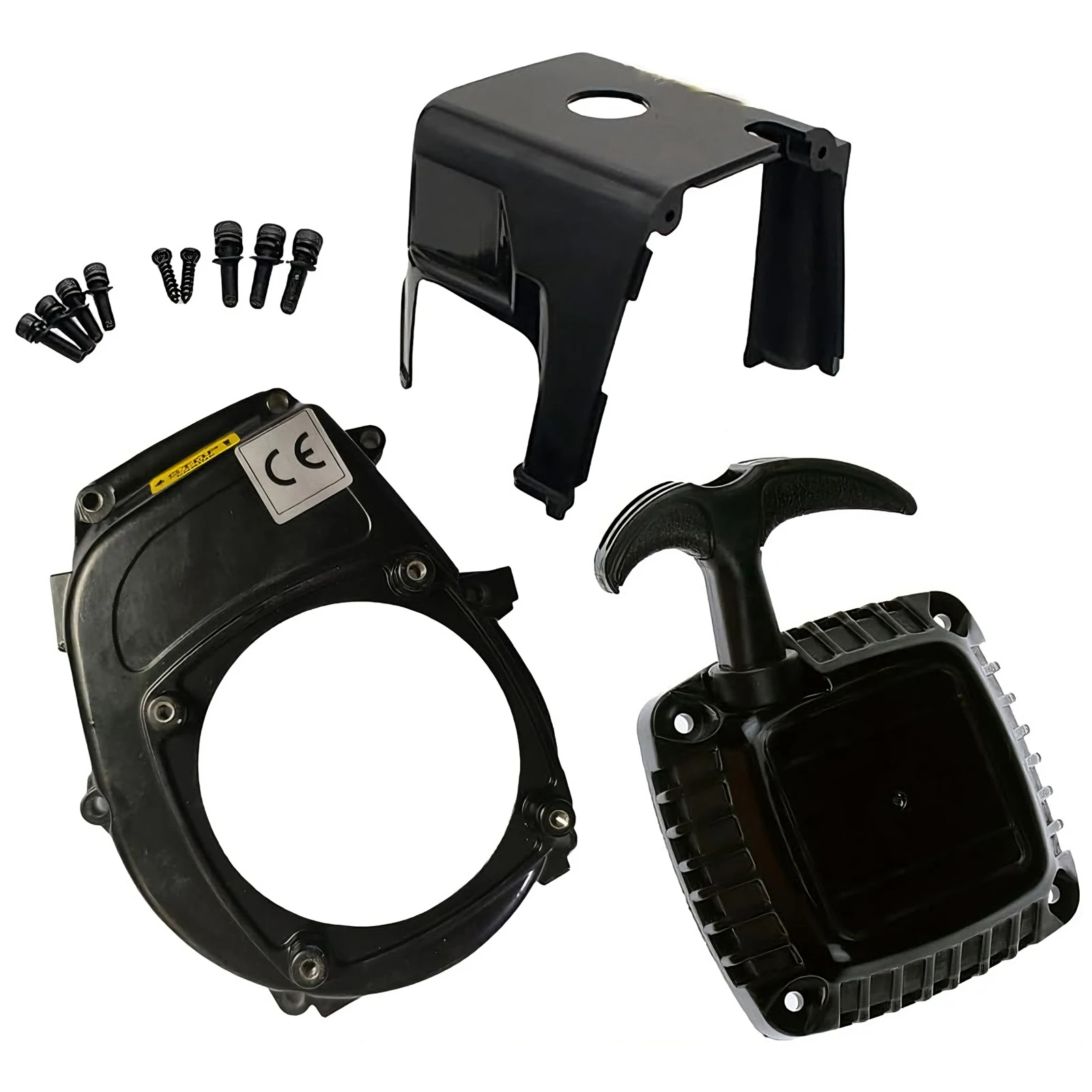 TSRW RC Car Engine Side Cover Pull Starter Cover Kit for 1/5 32CC 36CC Zenoah CY HPI ROVAN KM Baja Losi 5ive T FG