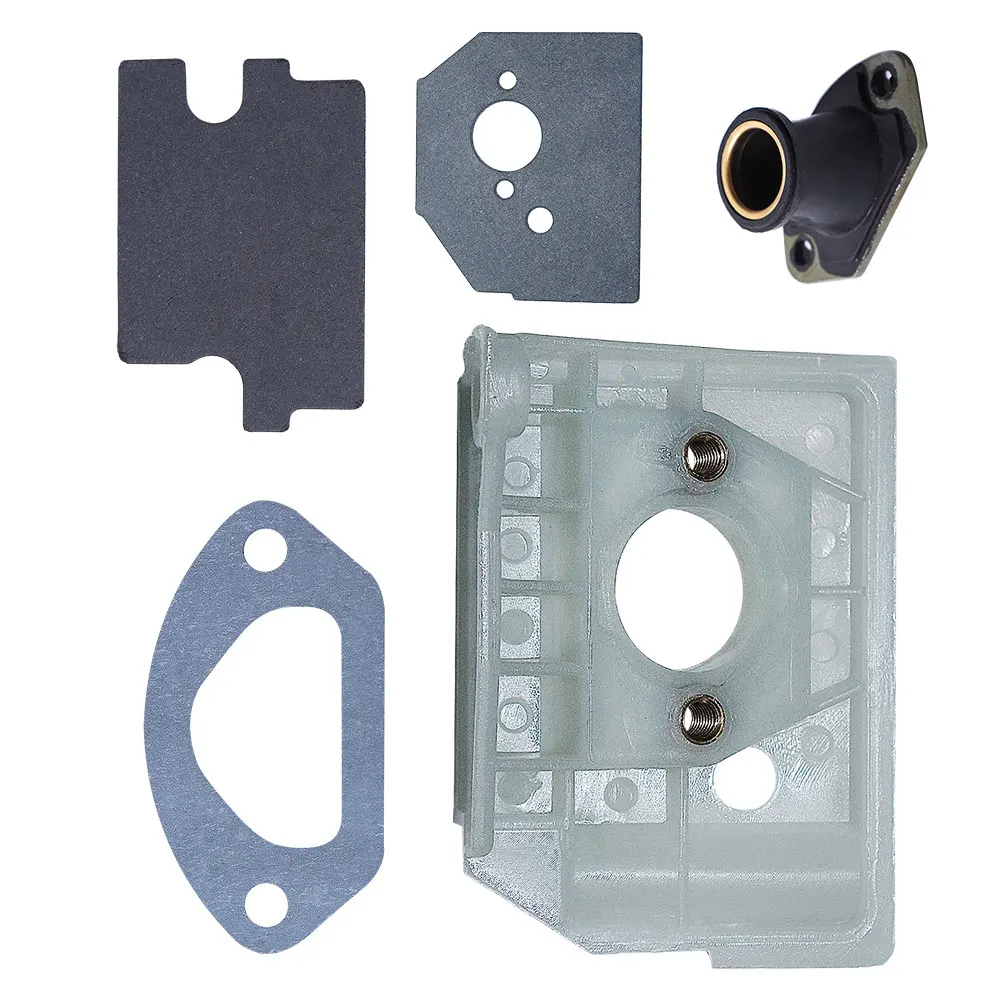 Carburetor Bracket Spacer Inner Guide Gaskets Kit For Chinese Chainsaw 4500 5200 5800 45CC 52CC 58CC Garden Tool Parts