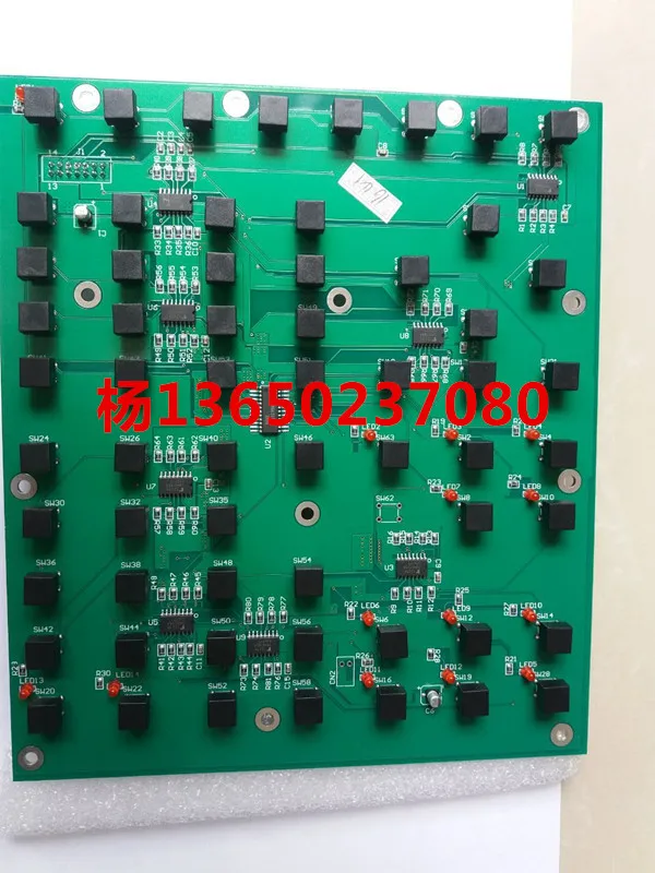 Zhenxiong Zhende injection molding machine AI-01 key board Computer panel key circuit board The following 7 key boards