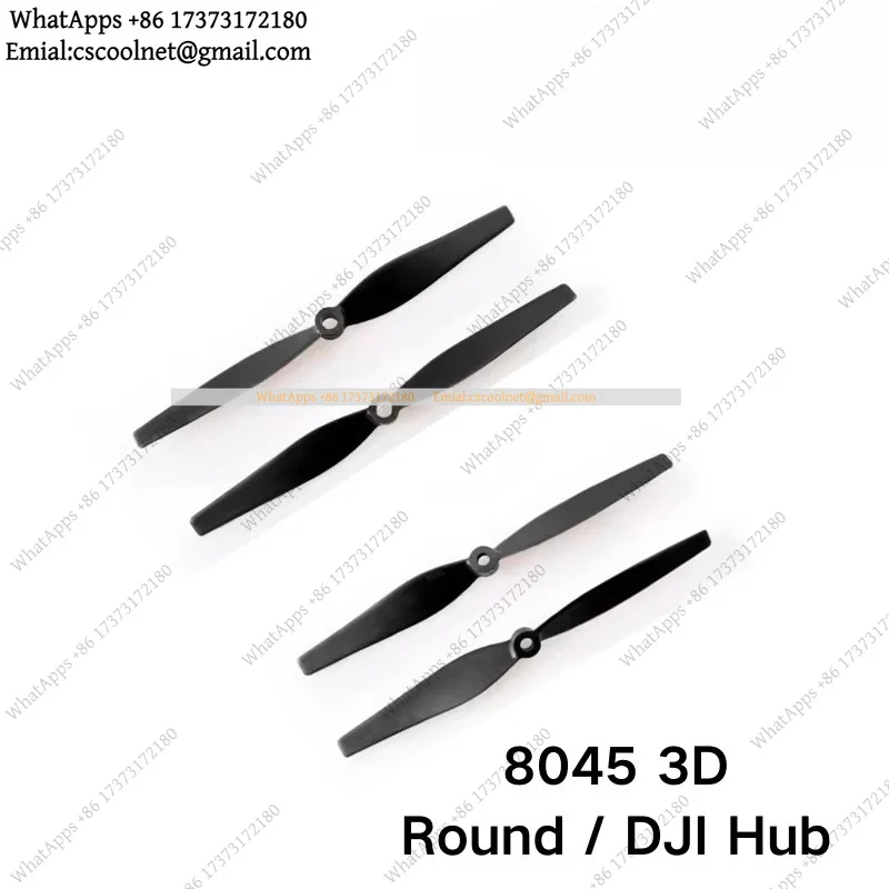 JS03 for Gemfan 8045 3D Propeller 8 Inch – Carbon Nylon Reinforced CW/CCW for DJI Multirotor (5 Pairs)