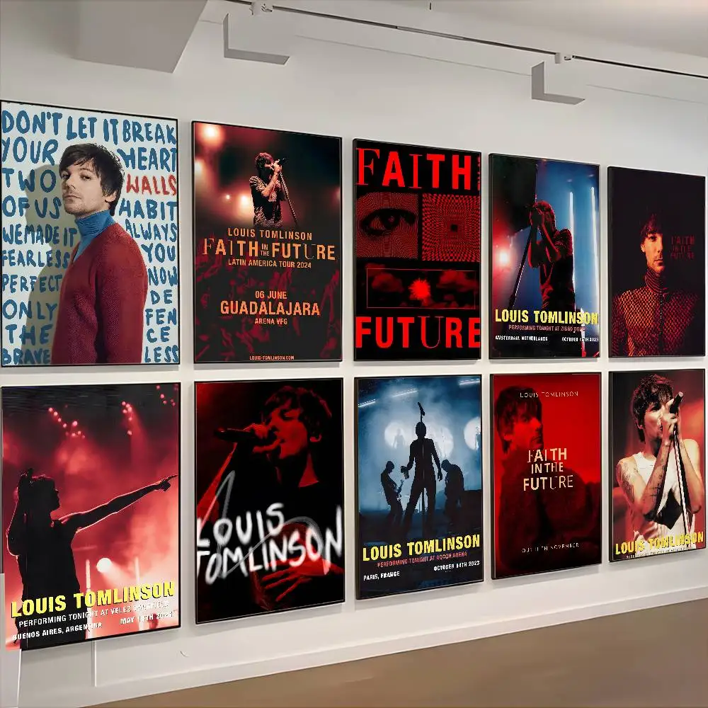 Louis T-Tomlinson SINGER Poster HD Art Sticky Wall Waterproof Home Living Room Bedroom Aesthetic Decoration