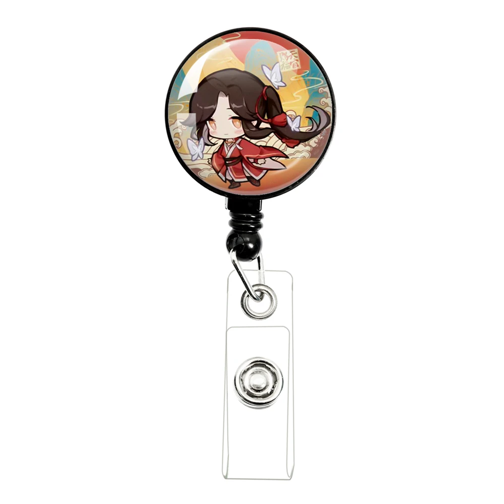 Carretel de Emblema Retrátil Anime, Tian Guan Ci Fu, Bênção do Oficial do Céu, Hua Cheng Xie Lian Character, Cosplay, Presentes de Jóias