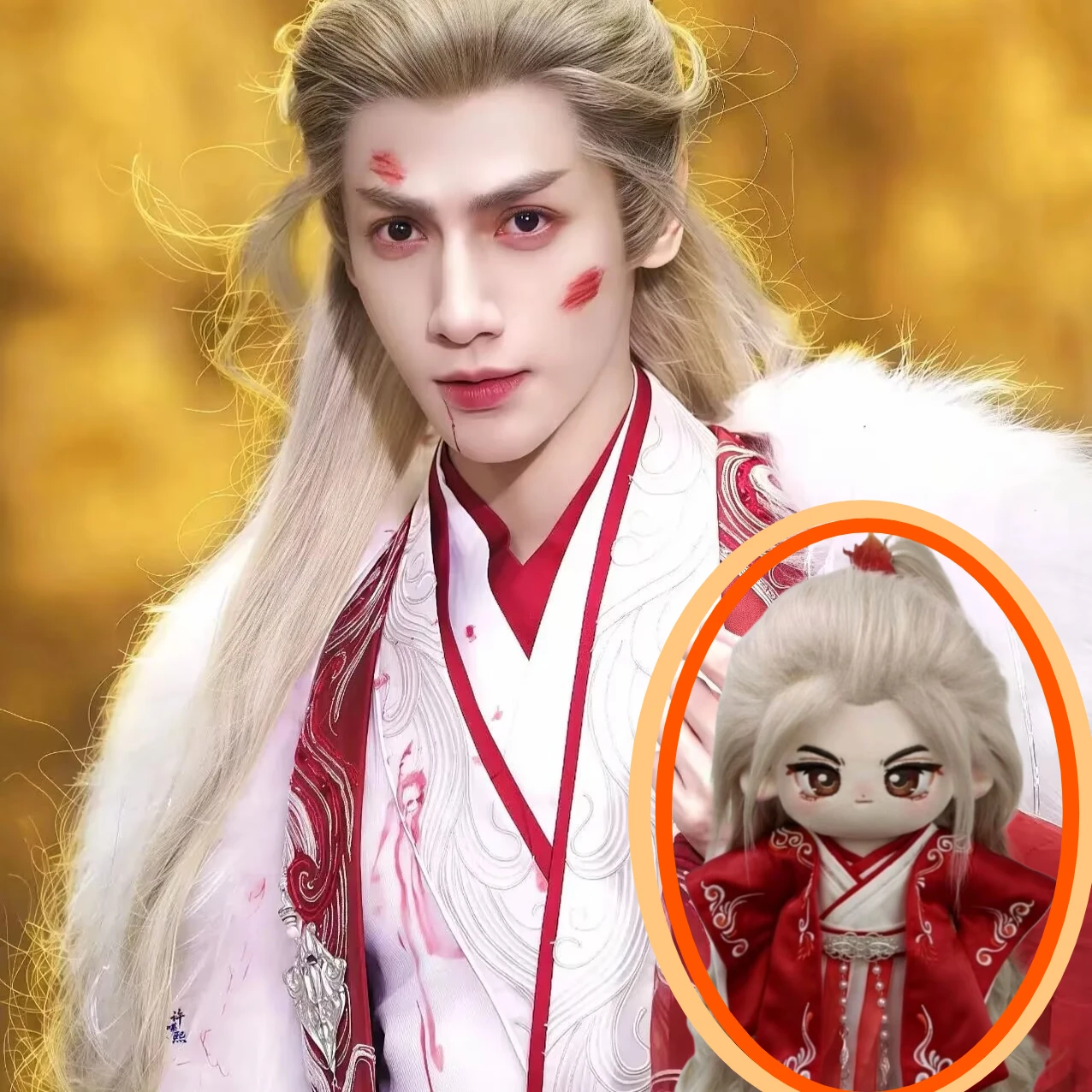 Authentic Luo Yunxi 20cm Cotton Doll Water Dragon Song Tang Li Ci Attribute Star Fan Surrounding Doll Doll
