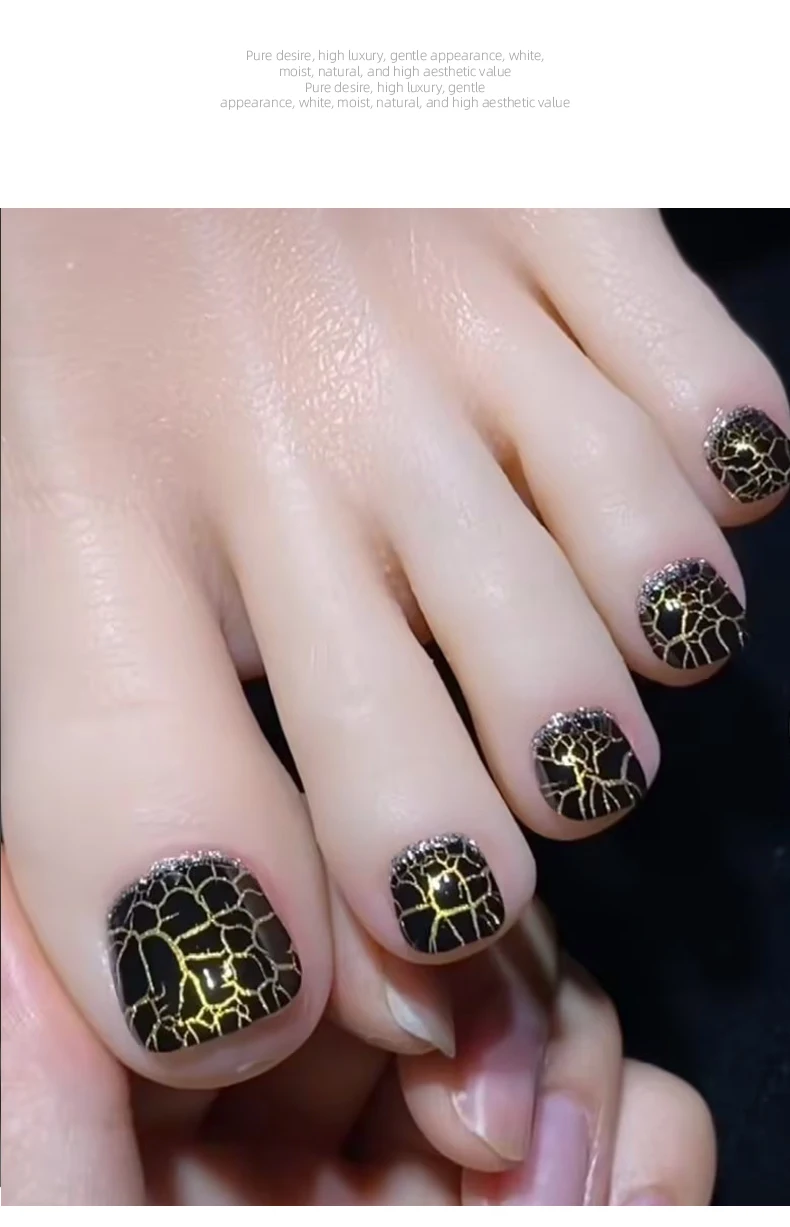 Rs nagel 12ml knistern gel nagellack semi-permanenter nagellack brauchen luft trocknender schwarzer knacken der nagel kleber für maniküre nagel kunst – Detail 6