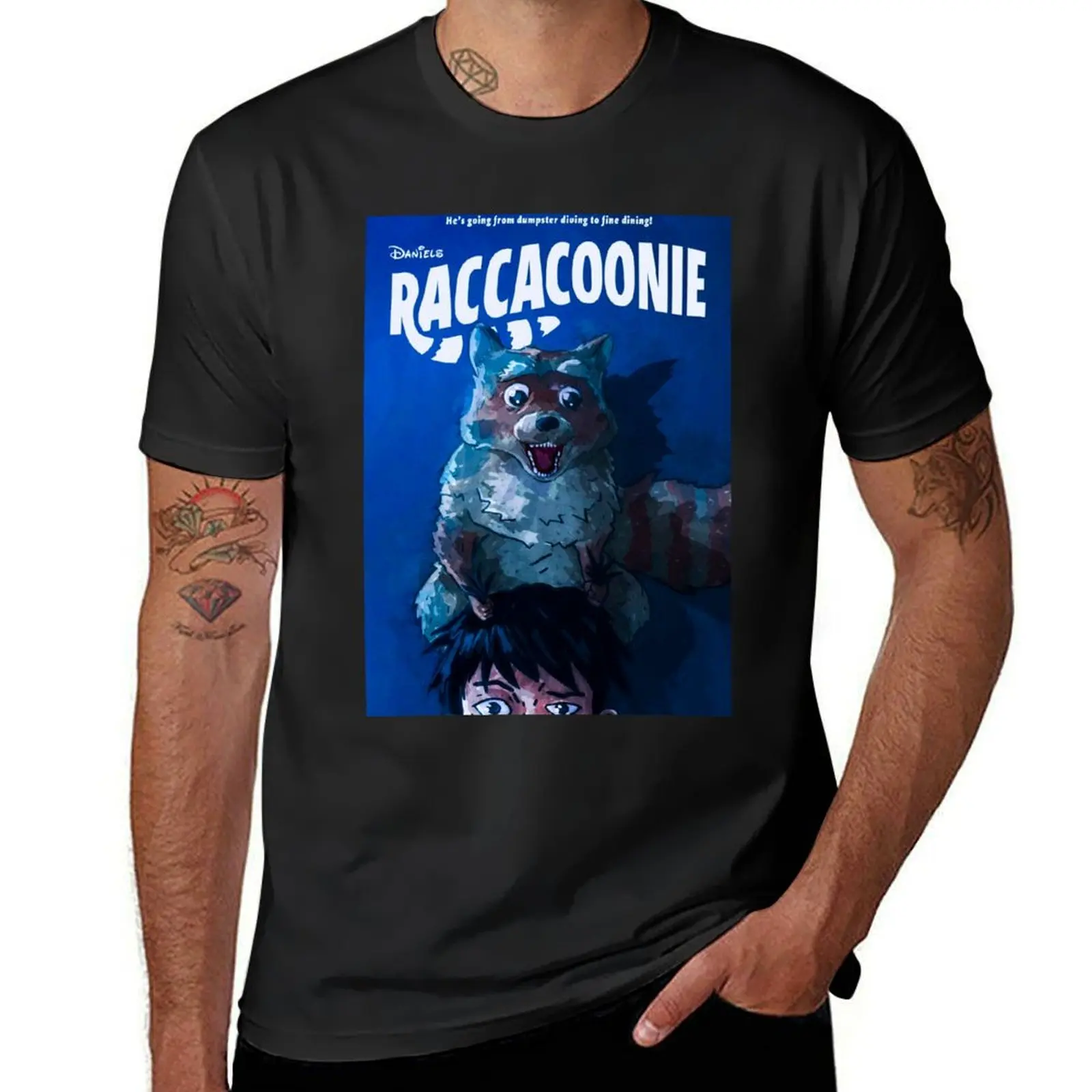 Raccacoonie Everything Everywhere All At Once T-Shirt blacks graphics plus sizes mens plain t shirts