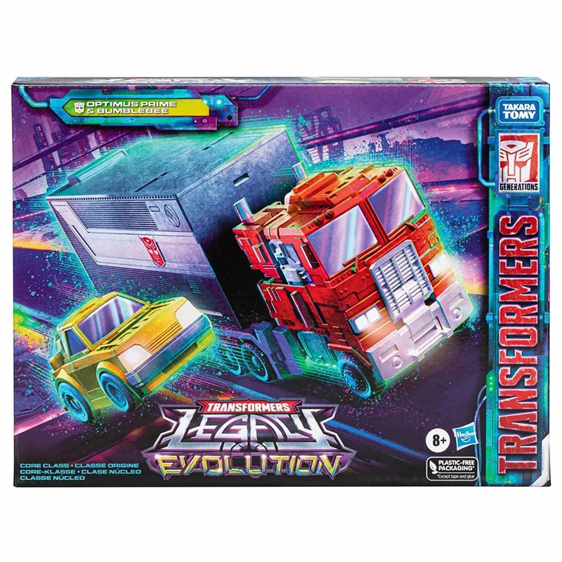 

Hasbro Transformers Toys Legacy Evolution Core Class Optimus Prime & Bumblebee Фигурка в подарок F7813