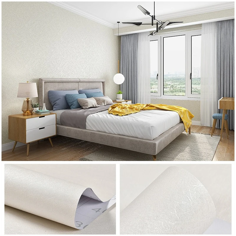 Simple Household Self-adhesive Waterproof And Moisture-proof Washable Wallpaper Bedroom Living Room Renovation Wallpaper