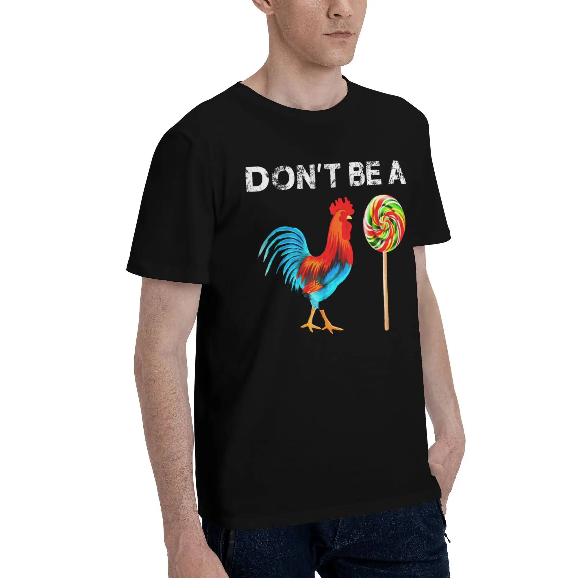 Don't Be A Sucker Funny Chicken Meme New Arrival T Shirt Men Women  Cotton  Tee Shirt Clothes