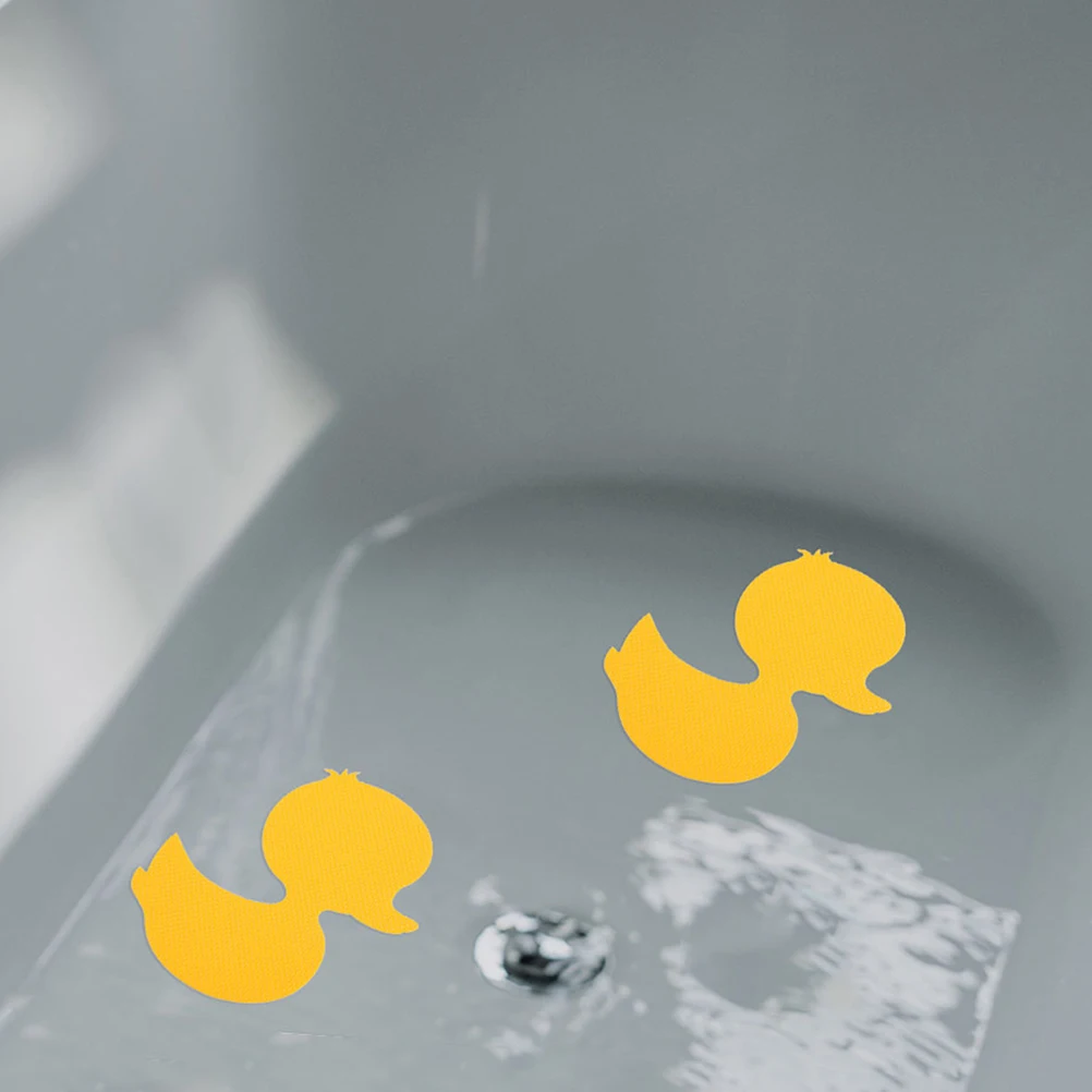 

20 Pcs Anti-slip Duck Shower Stickers Bath Tub Nonslip Ducks for Toddler Adhesive