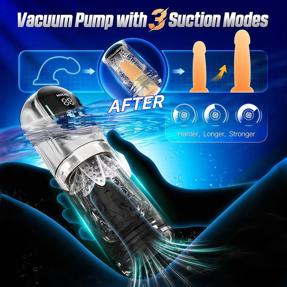 Automatic Masturbation Cup For Men With Thrusting And Rotation_voghion.com