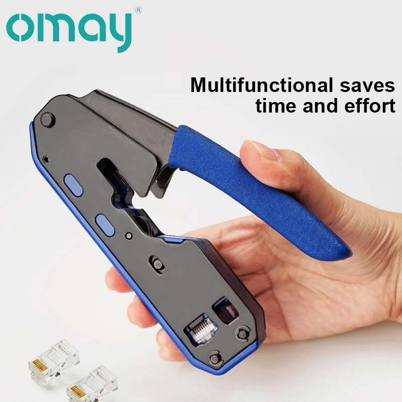 RJ45 Tool Network Crimper Tool For Cat7 Cat6 Metal Clips Pliers Modular Plugs Cable Stripper 8P/6P Multi