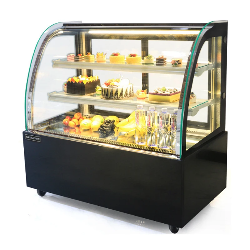 Cake Refrigerated Cabinet Keep Fresh Commercial Bread/Fruit/Dessert Display 110V  220V Electric Food Cold Storage Case