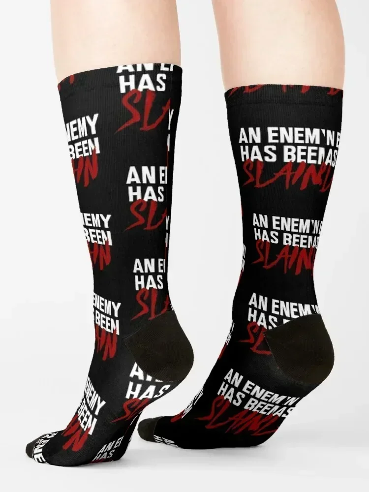 An Enemy Has Been Slain Socks loose luxe Children's cool Men's Socks Luxury Women's