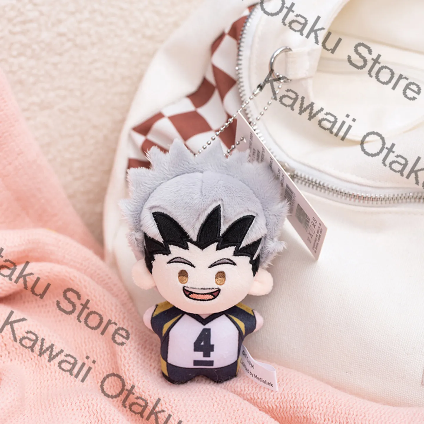Haikyuu Shoyo Hinata Tobio Kageyama Kei Tsukishima Cosplay Anime Cotton Doll Stuffed Animal Keychain Pendant Birthday Gift Theme