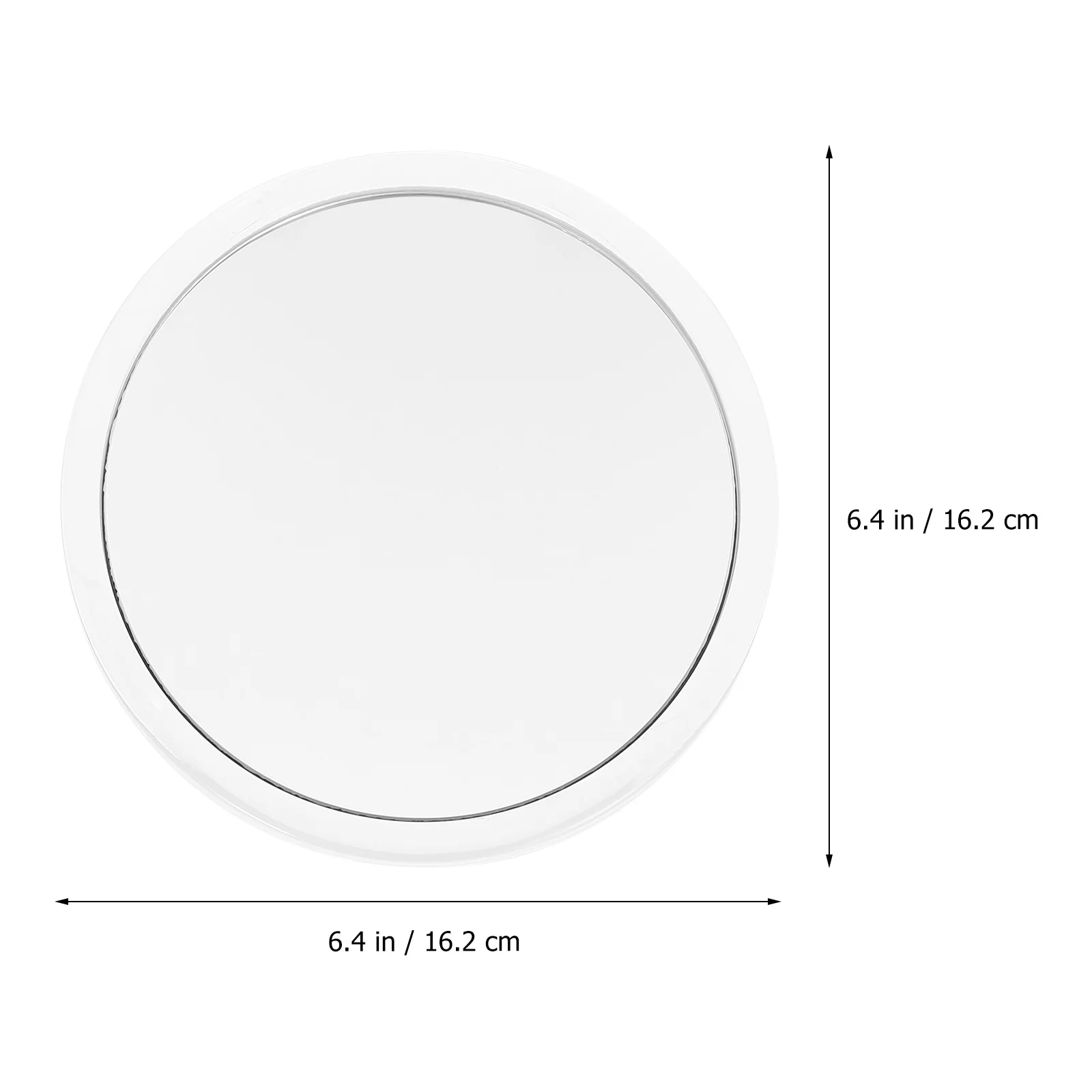 

Magnifying Makeup Mirror Single Side 15x Suction Cup Round Compact Travel Mirror Portable Daily Use Travel Supply