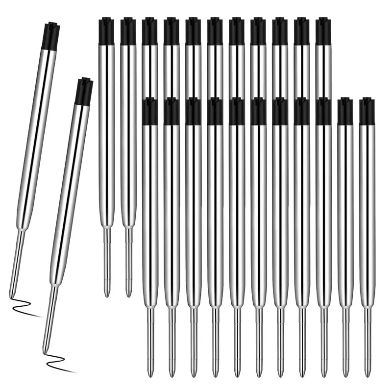

Ballpoint Pen Refills High Quality Replaceable Metal Fine Point 1.0mm Ink Rod Office Writing Refills For Writing Office Supplies