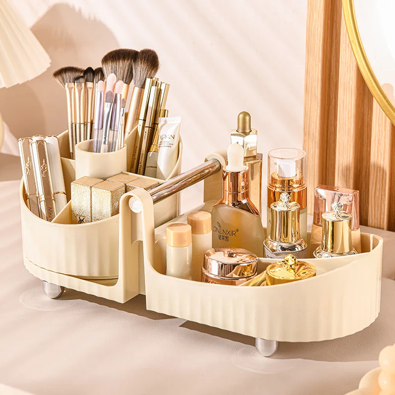 

Makeup Organizer Cosmetic Box Rotating Pen Holder Bathroom Organizer Plastic Organizing Boxes Acrylic Organizer Storage