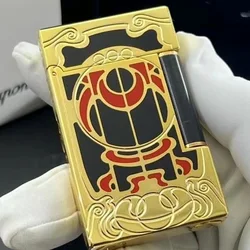 S.T. Dupont Premium All-sided Engraved Golden, Silver Lighter Collection