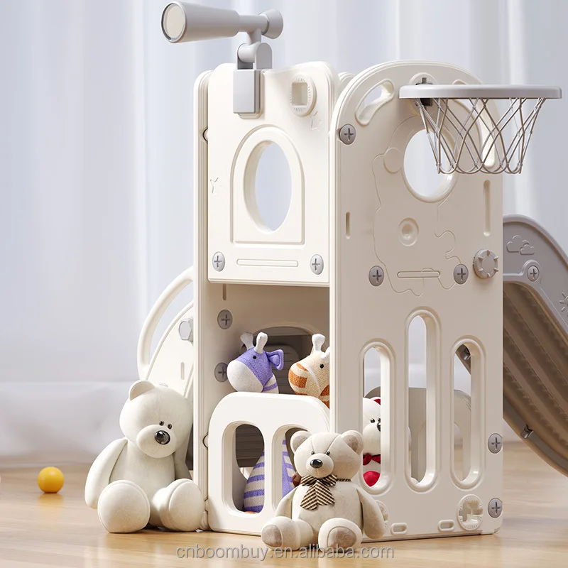Picture 3: Small Plastic Children's Playground Slide Thickened Safety Toy Slide
