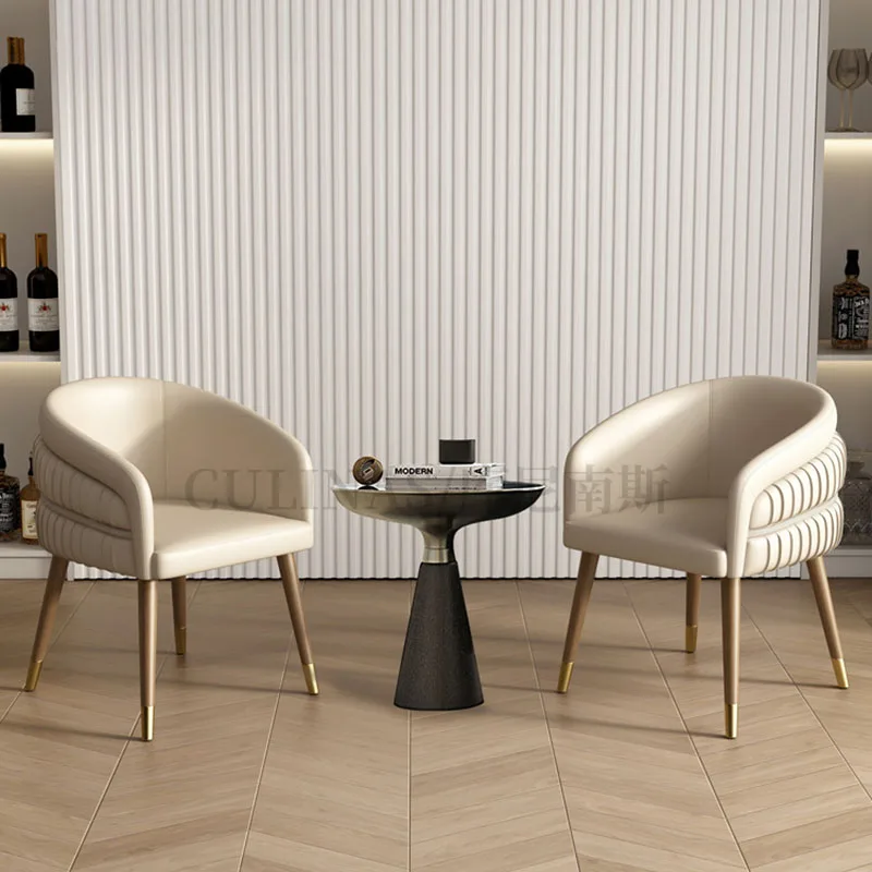 

Gold Designer Lounge Living Room Chairs Kitchen Ergonomic Salon Office Dining Chairs Nordic Armchair Sillas Cocina Furniture