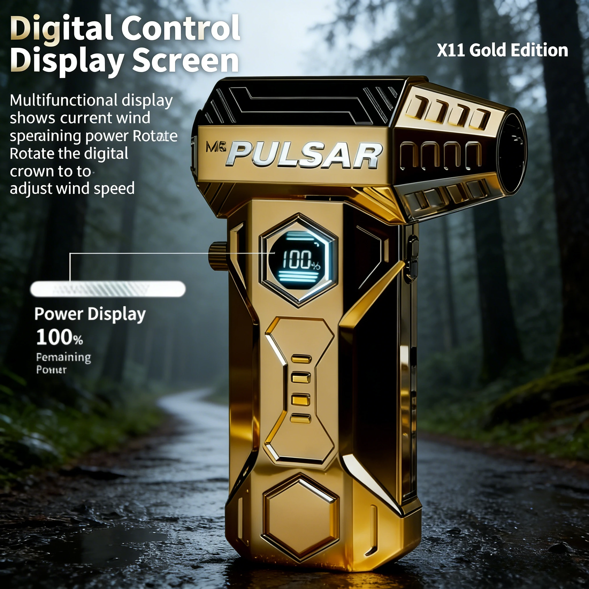 

Мощный автомобильный воздуходув X11 | Пылесос StormForce 990000 об/мин с индикатором мощности