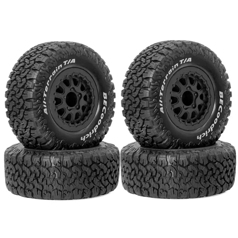 

4Pcs 113mm Front Rear Wheels Tire 1/10 Short Course Truck Tyre for TRXS Slash ARRMA Senton SCTX10 HPI HuanQi 727 Vkar 10sc