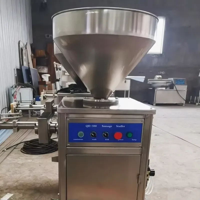 Small Industrial Ham Sausage Knot Forming Making Machine Efficient Hydraulic Meat Sausage Tying Stuffer Making Machine