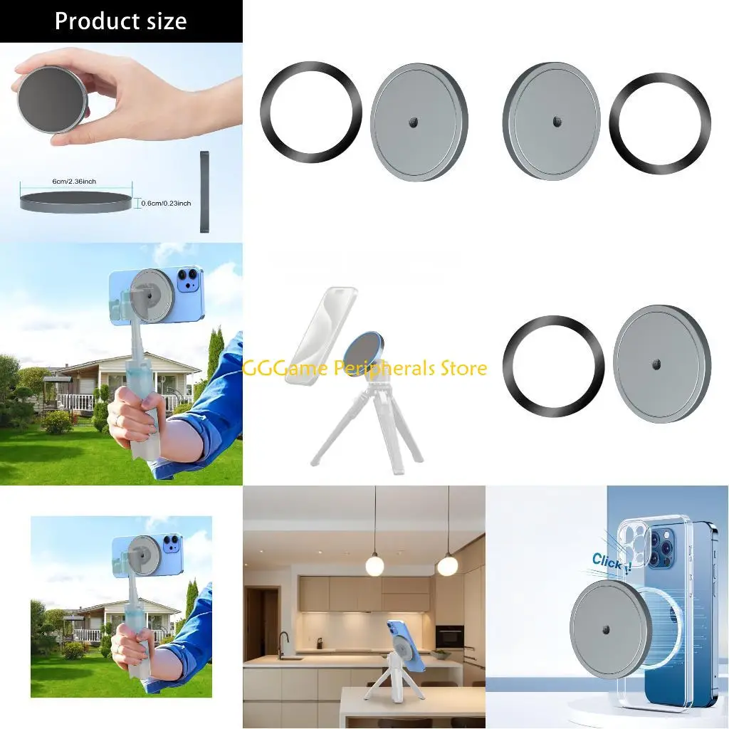 

U55B Универсальное магнитное крепление для телефона с адаптером винта 1/4 для штатива камеры