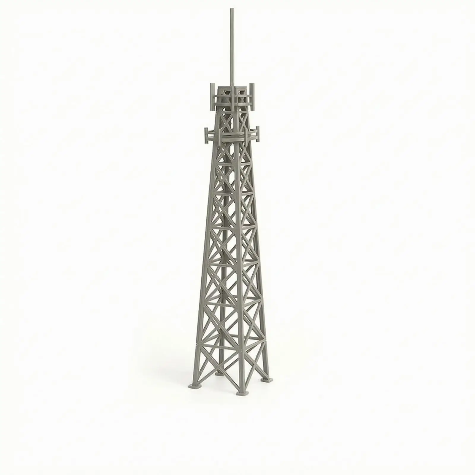 Diorama Building Piece Communication Mast Model for Sand-Table Scenes
