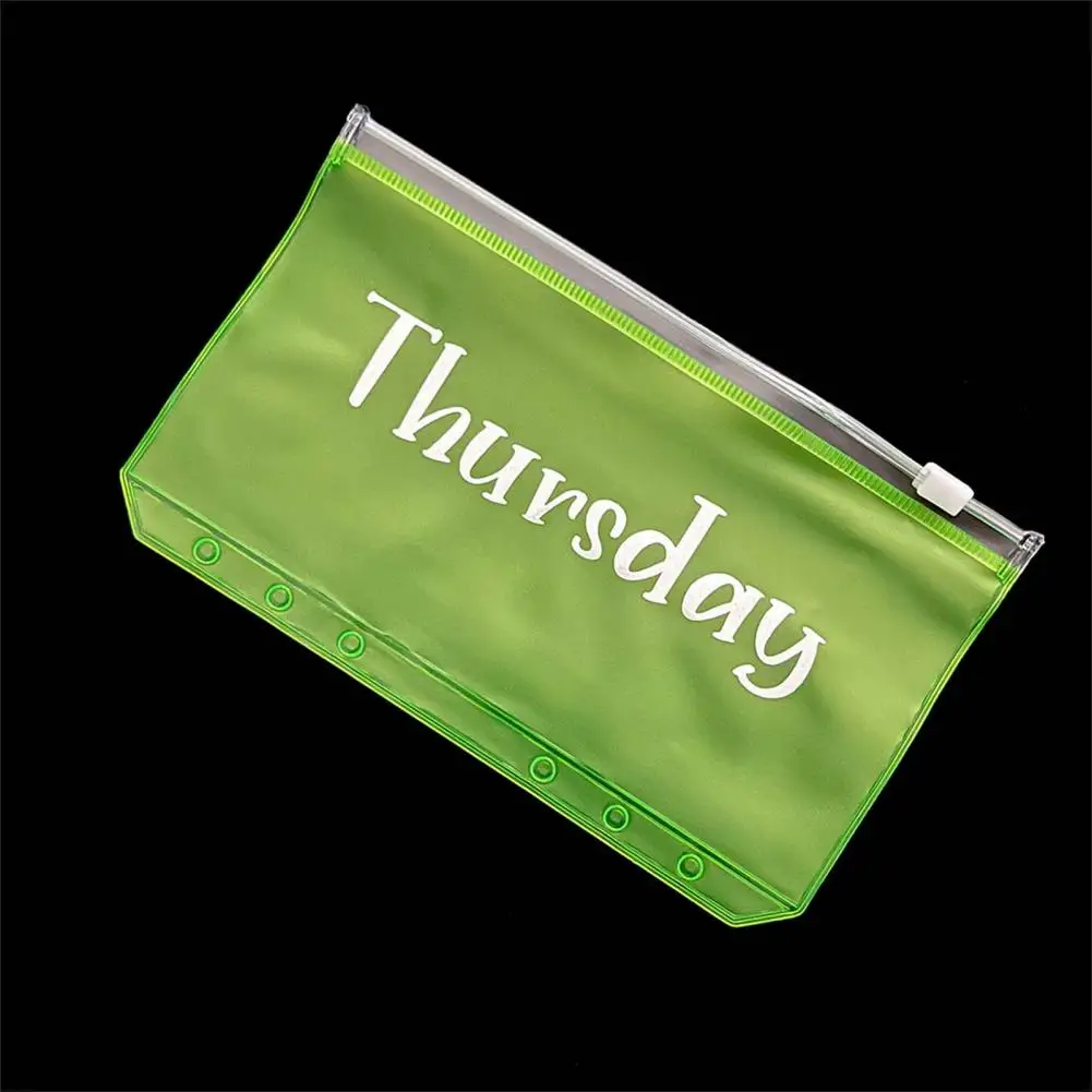 A6 Information Bag Practical Multi-color Optional PVC Simplicity Office Bill Pouch Office Supplies