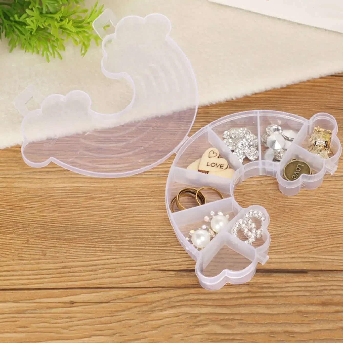 صندوق ألعاب بلاستيكي شفاف بغطاء ، مقاوم للأتربة ، صندوق حلوى ، تغليف شوكولاتة ، هدايا حفلات ، حلوى ، مجوهرات ، 1 * * #2