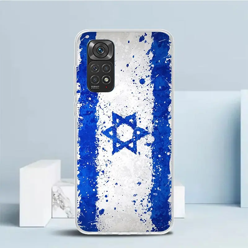 David Jewish Star Symbol Silicon Call Phone Case For Xiaomi Redmi Note 13 12 12S 11 11S 10 10S 11T 11E Pro Plus 9 9S 9T 8 8T 7 C