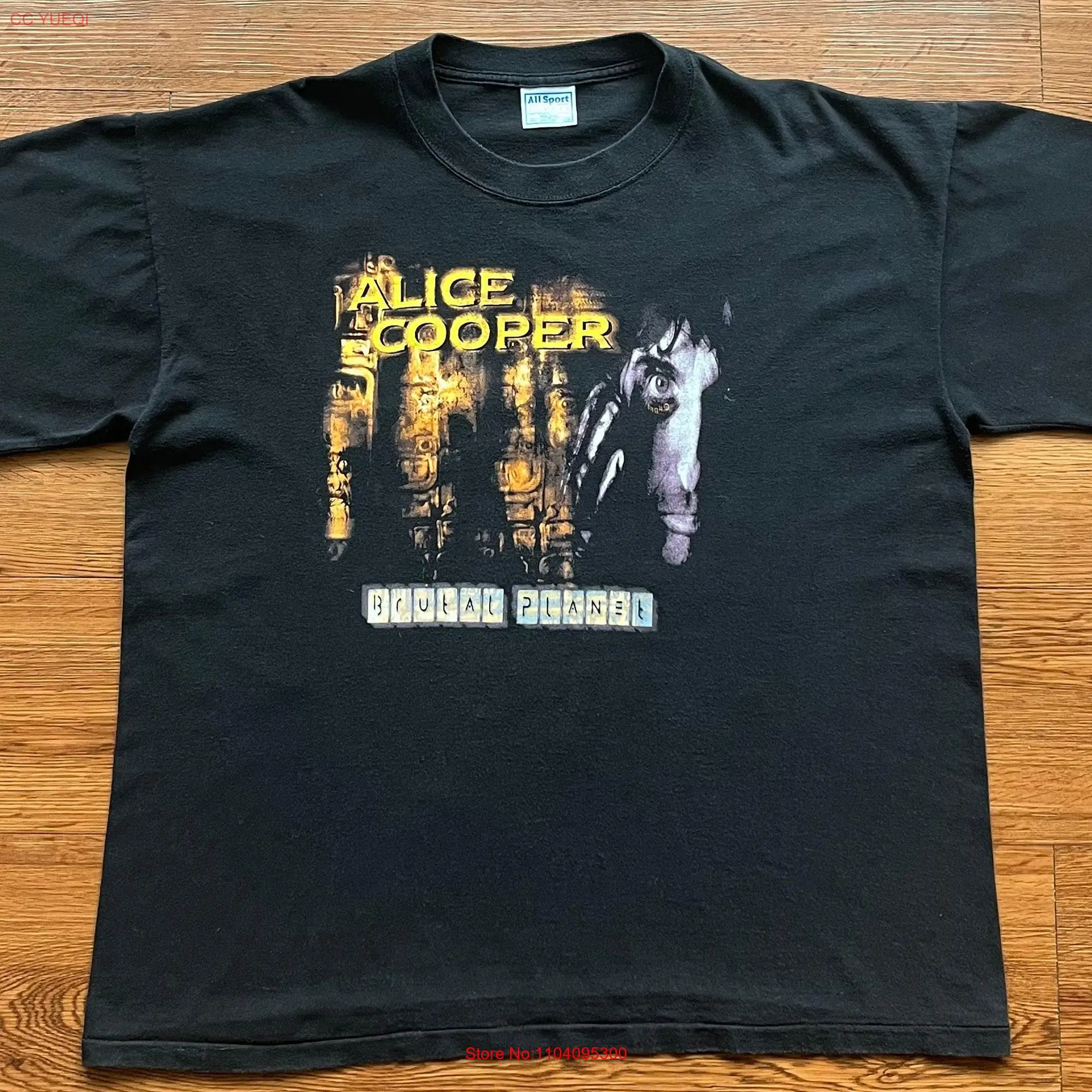 2000 Vintage Alice Cooper Brutal Planet Double Sided T Shirt Size XL Y2K long or short sleeves