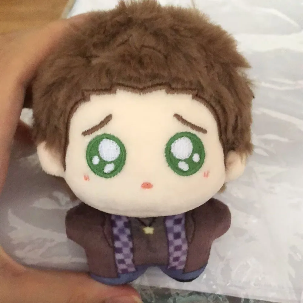 Roud Eye SPN Dean Sam Plush Doll 10cm Print Supernatural Stuffed Toy Pendant Halloween Plusie Doll Present Collect XMAS Gift view 2