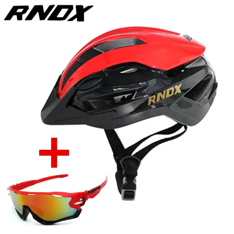 

RNOX HOT New Ultralight Cycling Helmet Cycling Safety Cap Racing Bike Equipments MTB Helmets Women and Men Bicycle Helmet