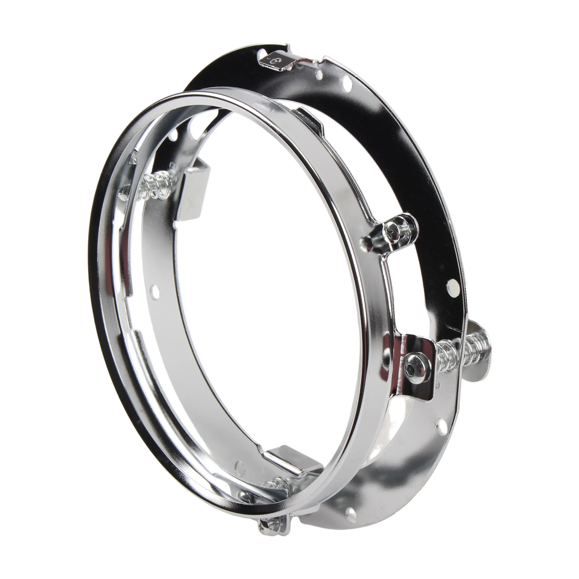 7 Zoll Runder LED-Scheinwerfer-Montagehalterungsring-Adapter für Harley Motorrad Jeep Wrangler Suzuki Samurai Scheinwerfer Modifiziert – Detail 6
