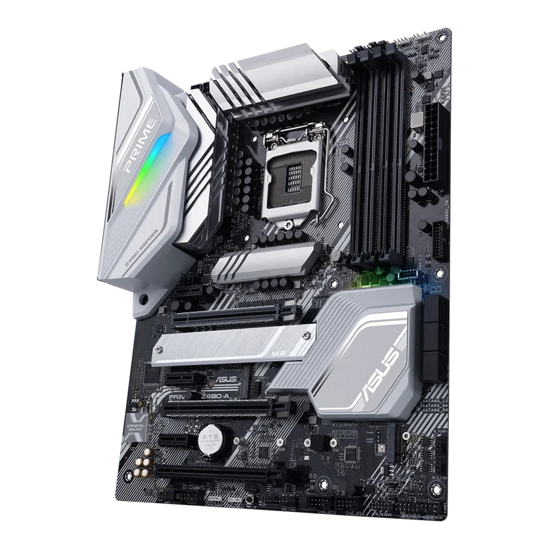 ASUS PRIME Z490-A Motherboard LGA 1200 Intel Z490 4×DDR4 128GB ATX M.2 support Core i3-10100F 11400 10700 11900 G6600 10850 cpu