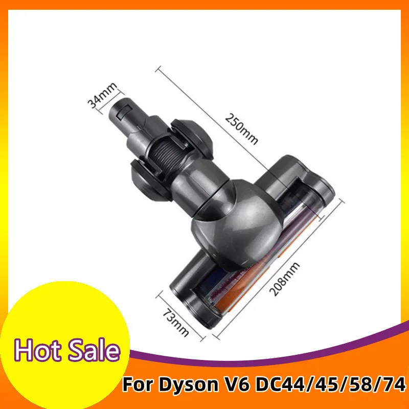 For Dyson Vacuum Cleaner Accessories Electric Brush Head V6/DC44/DC45/DC58/DC59/DC62/DC74 Electric Floor Brush