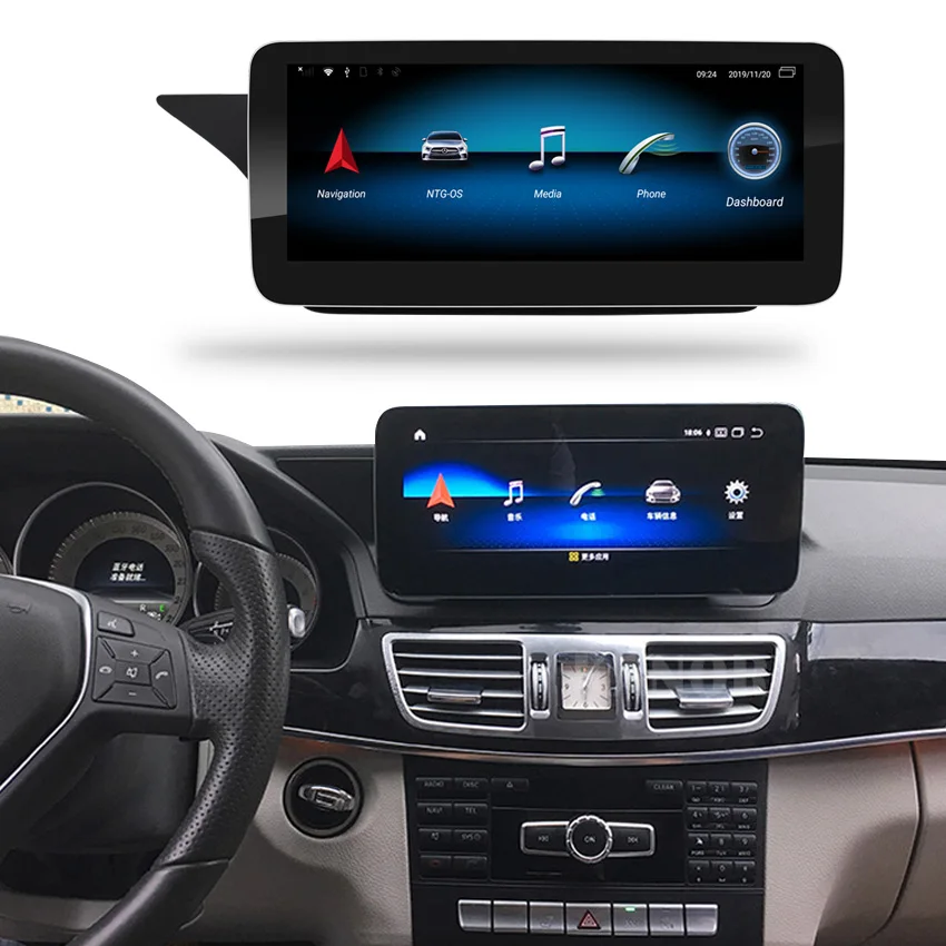 

10.25'' Android 12 Radio Car GPS Navigation Multimedia Video Player 4 Mer-cedes B-enz E Class W212 C207 E200 E250 E300 E400 E500