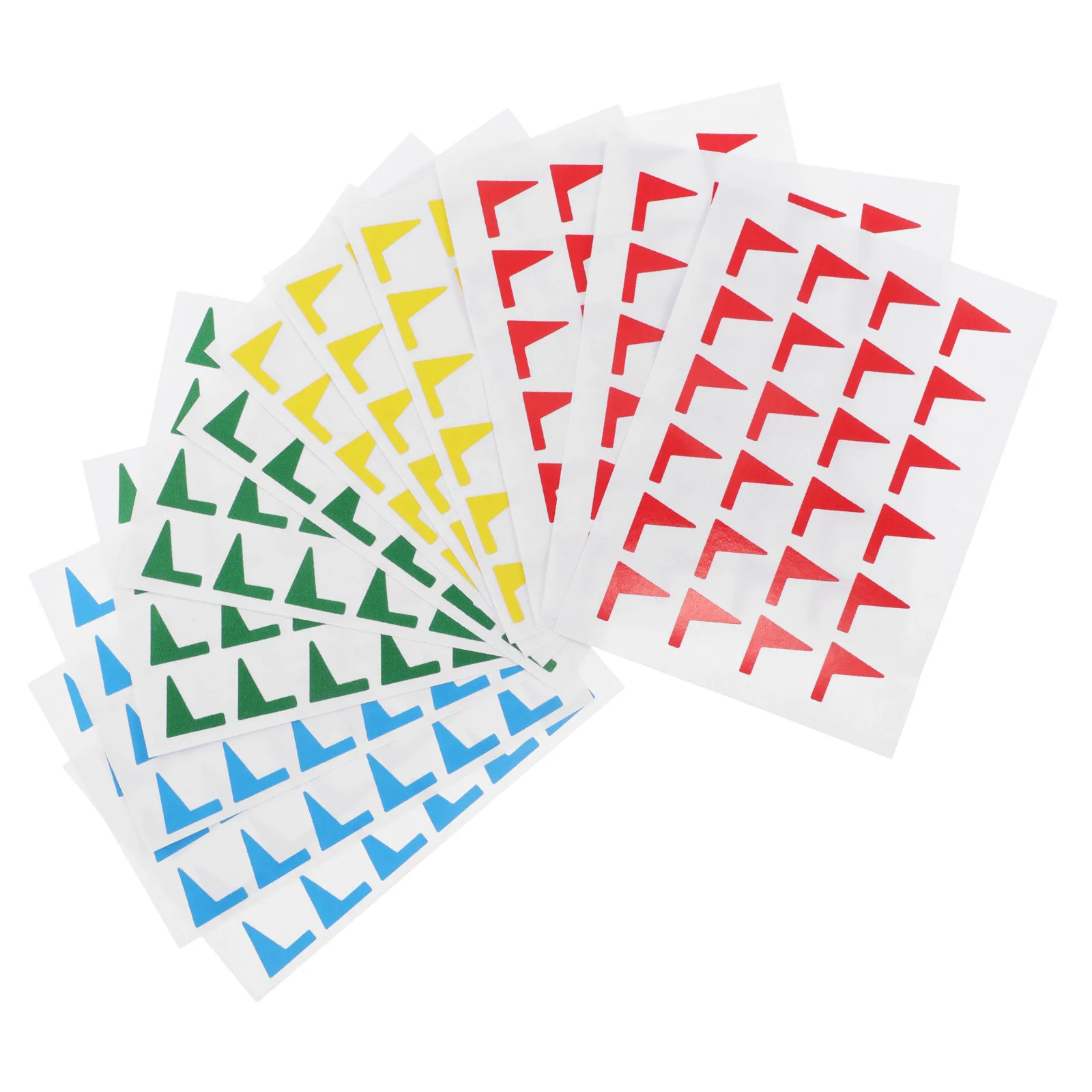 

1Pack Self-Adhesive Flag Stickers Map Marking Tabs Small Index Labels Learning Planner Supply Note Tags Decorative Planner